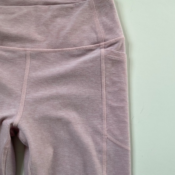 Victoria’s Secret Side Pocket Leggings Sz M Pink High Waist Soft Gym Jogging - Picture 11 of 12
